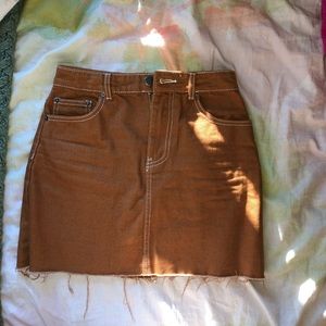 Earthy denim mini shirt ✨